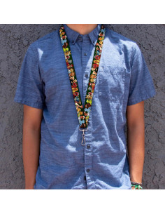 Cordón Lanyard Unisex Adulto Buckle Down Muppets Multicolor 2