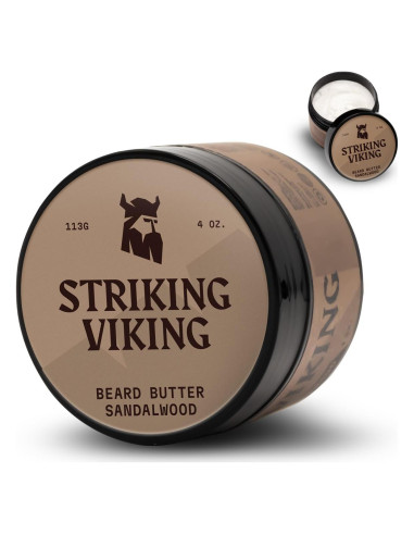 Acondicionador de Barba Striking Viking Sándalo 113g - Hidratante Natural