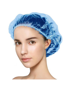 Gorras de Ducha Desechables 110 Unidades Azul Años Tranquilos
