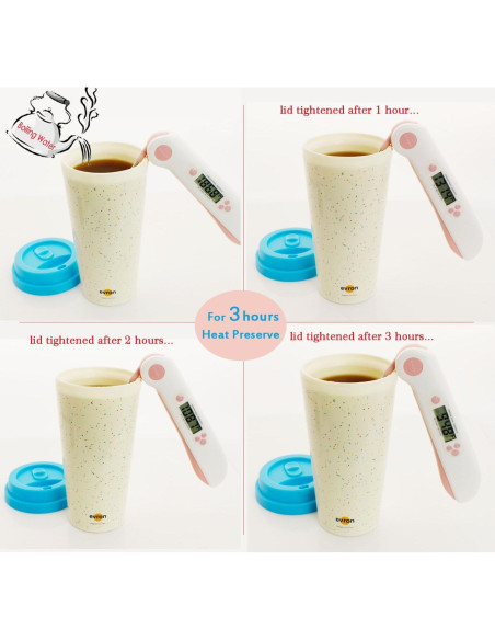 Taza de Viaje Evron Aislada Doble Pared 4 Pack 300ml