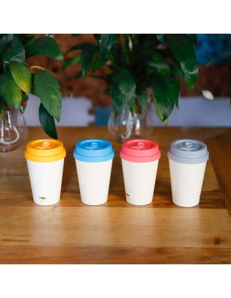 Taza de Viaje Evron Aislada Doble Pared 4 Pack 300ml