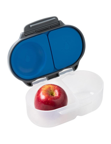 Caja de Snacks b.box Pizarra Azul 2 Compartimentos 355ml