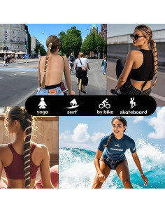 Tiras para el cabello deportivas Starfa Lab 40.64 cm 3 piezas 2