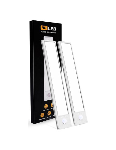 Iluminación Bajo Gabinete OMXDG, 36 LED, Sensor Movimiento, 20.32cm