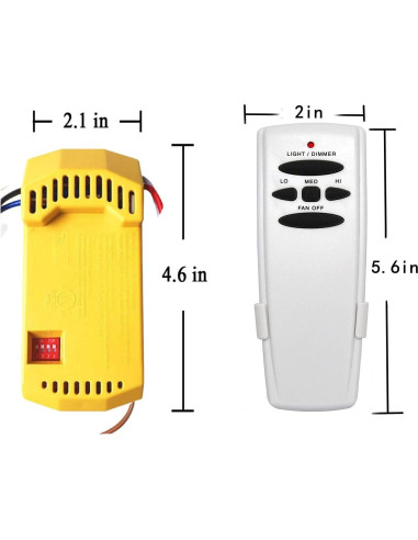 Control Remoto Universal para Ventilador de Techo Breeze Bay RC-HD5