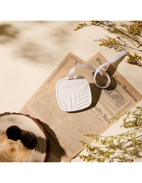 Ambientador de Auto Airkeep Lavanda Eucalipto Cerámica 67g Ambientador de Auto Airkeep Lavanda Eucalipto Cerámica 67g