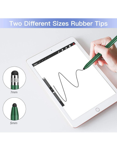 StylusHome Stylus Táctil 2 en 1 con 6 Puntas Reemplazables