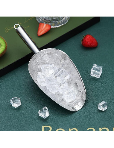 Cuchara para Helado HOMQUEN de Acero Inoxidable 23 cm