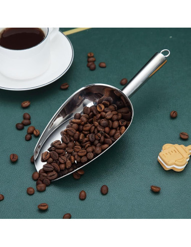 Cuchara para Helado HOMQUEN de Acero Inoxidable 23 cm