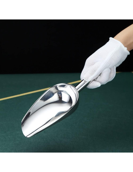 Cuchara para Helado HOMQUEN de Acero Inoxidable 23 cm