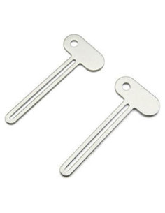 Juego de 2 Exprimidores de Tubo de Acero Inoxidable Much Hotter