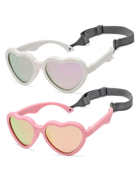 Gafas de sol polarizadas Hycredi Baby corazón 0-24 meses