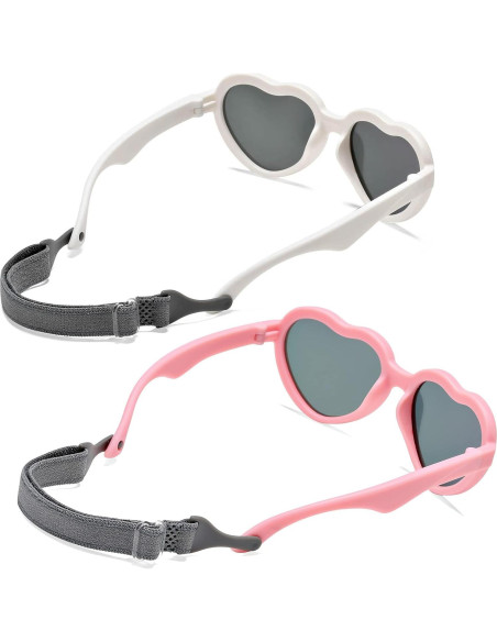 Gafas de sol polarizadas Hycredi Baby corazón 0-24 meses