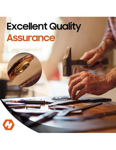 Kit de Broches de Cuero HAPDEN 12.5mm 40 Conjuntos Metal