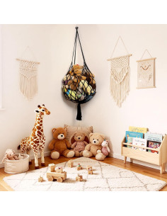 Hamaca Colgante de Almacenamiento Amder para Peluches 50.8x50.8x152.4cm 2
