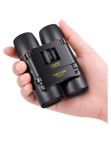 Binoculares compactos POLDR 12X25 para observación