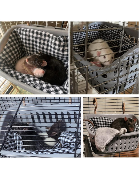 Hamaca para Ratas JWShang Azul, Cesta Colgante Segura 22.1x10.9cm