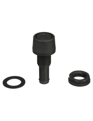 Ventilación de Combustible Attwood 1607-3 Polipropileno Negro