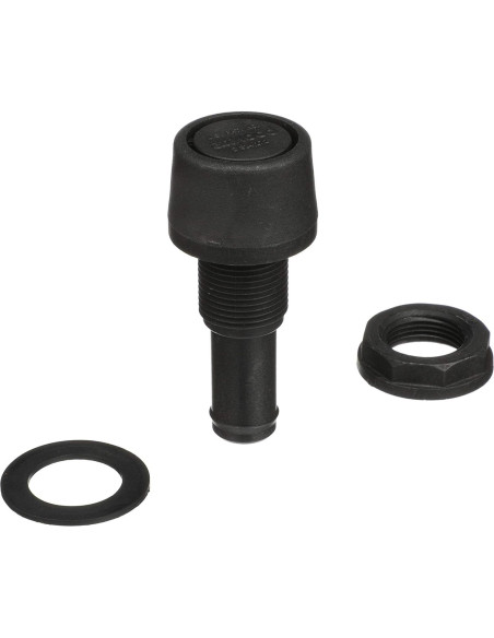 Ventilación de Combustible Attwood 1607-3 Polipropileno Negro