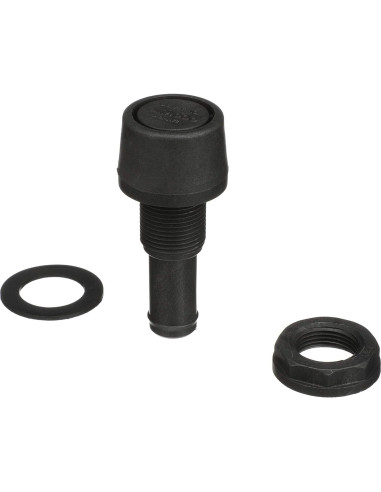 Ventilación de Combustible Attwood 1607-3 Polipropileno Negro