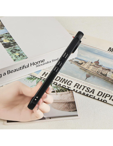 Funda Google Pixel 9 Pro XL Eiyikof Girasol Negra Delgada