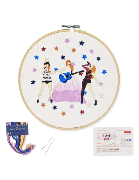 Kit de Bordado LETISH ST-1 para Adultos - Multicolor