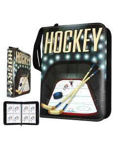 Carpeta de Tarjetas de Hockey Rmannke 400 Bolsillos Portátil