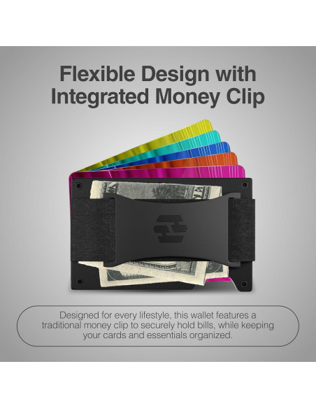 Billetera Hayvenhurst para hombres - Delgada y RFID Negro