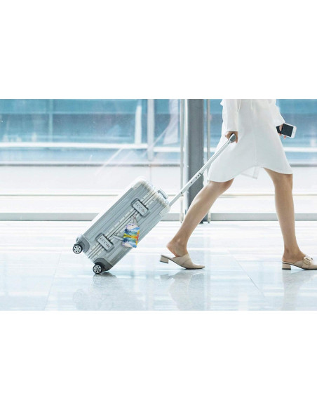 Etiquetas de Equipaje de Cuero PU COWDIY - 2 Piezas 11.6x7.3cm Etiquetas de Equipaje de Cuero PU COWDIY - 2 Piezas 11.6x7.3cm