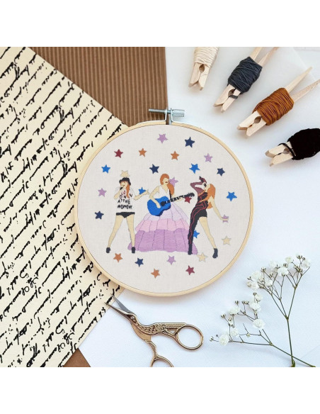 Kit de Bordado LETISH ST-1 para Adultos - Multicolor