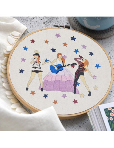 Kit de Bordado LETISH ST-1 para Adultos - Multicolor