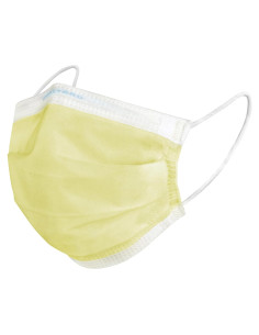 Mascarillas Desechables Halyard FLUIDSHIELD 1 Amarillo - Caja 50
