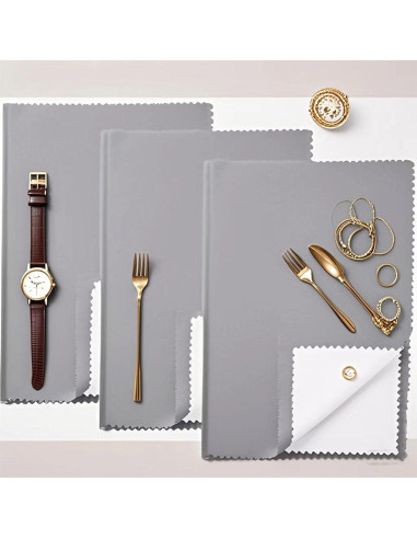 Paño de Pulido DITANTAI 3PCS 28x35.5cm para Joyería