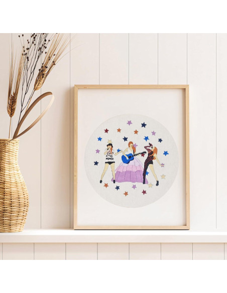 Kit de Bordado LETISH ST-1 para Adultos - Multicolor