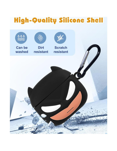 Funda de Silicona Toyuma para AirPods 4 Kawaii Bianfu