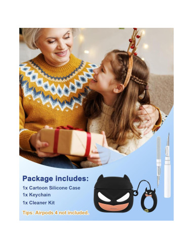 Funda de Silicona Toyuma para AirPods 4 Kawaii Bianfu