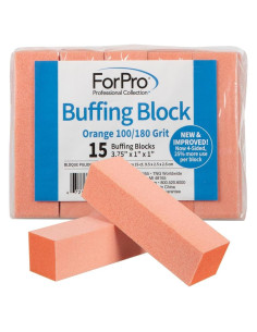 Bloque de Pulido ForPro Naranja 100/180 Grano 15 Unidades