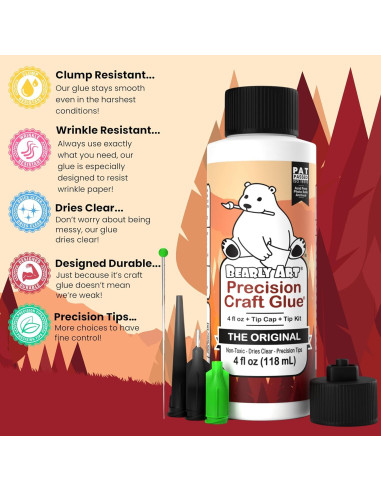 Pegamento de Precisión Bearly Art 118 ml - Secado Transparente