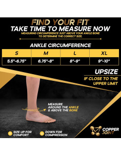 Faja de Compresión para Tobillo CopperJoint Unisex - Pequeño 2