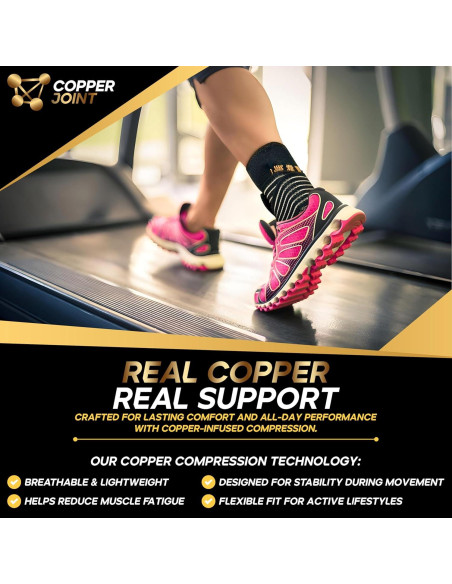 Faja de Compresión para Tobillo CopperJoint Unisex - Pequeño