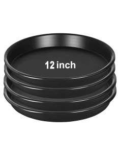 Paquete de 4 bandejas de goteo para plantas NABAOXUN 30 cm