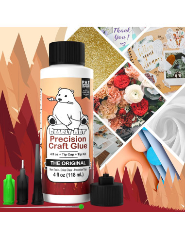 Pegamento de Precisión Bearly Art 118 ml - Secado Transparente