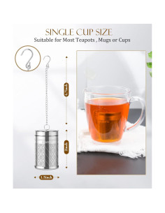 Infusor de Té LULLATTI Acero Inoxidable 18/8 Malla Fina 2