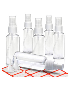 Botellas de Spray Mini Spaidoon 50ml Reutilizables con Embudo