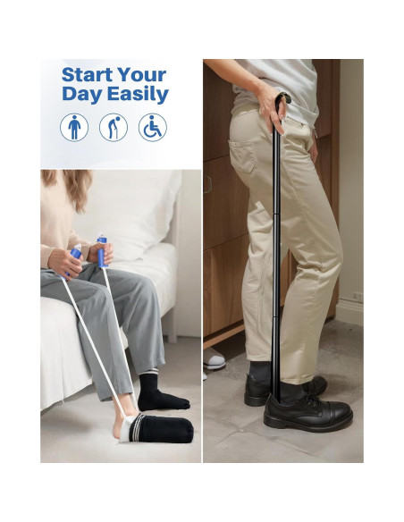 Kit de Ayuda para Poner Calcetines 2 Piezas Kekoy