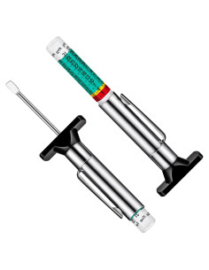 Juego de 2 medidores de profundidad de neumáticos LUMITECO