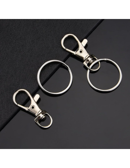 Ganchos giratorios de metal Hapeper 60 piezas para DIY