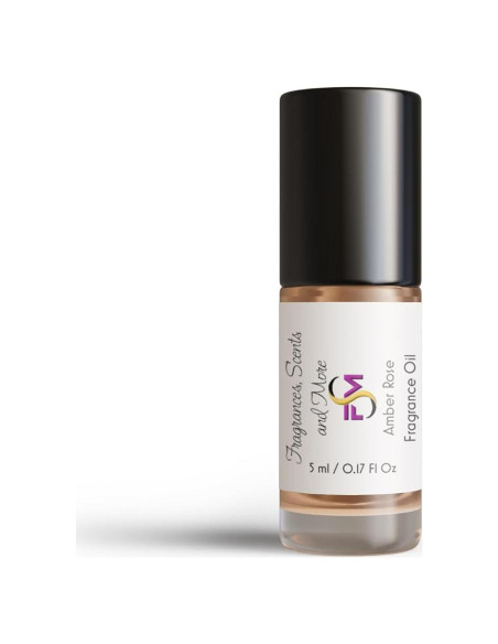 Aceite de Fragancia Ámbar J & TC - 5ml Roll On Vidrio