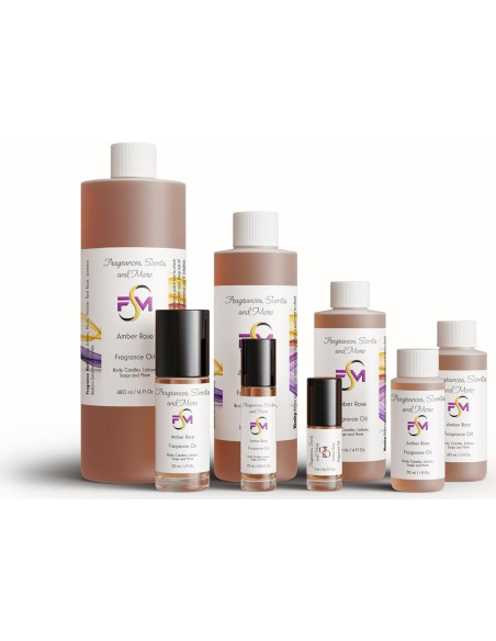 Aceite de Fragancia Ámbar J & TC - 5ml Roll On Vidrio