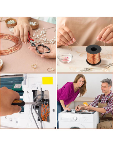 Alambre de Cobre 30.48m 16 AWG Therwen para Manualidades